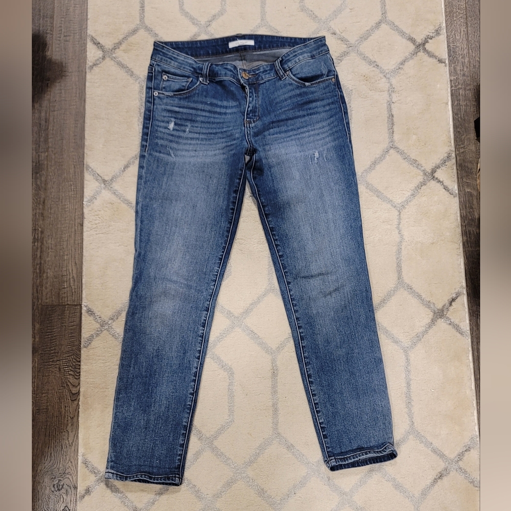 Women's STS Blue Darren Mid Rise Roll Cuffed Girlfriend Jean 27 - Picture 2 of 6